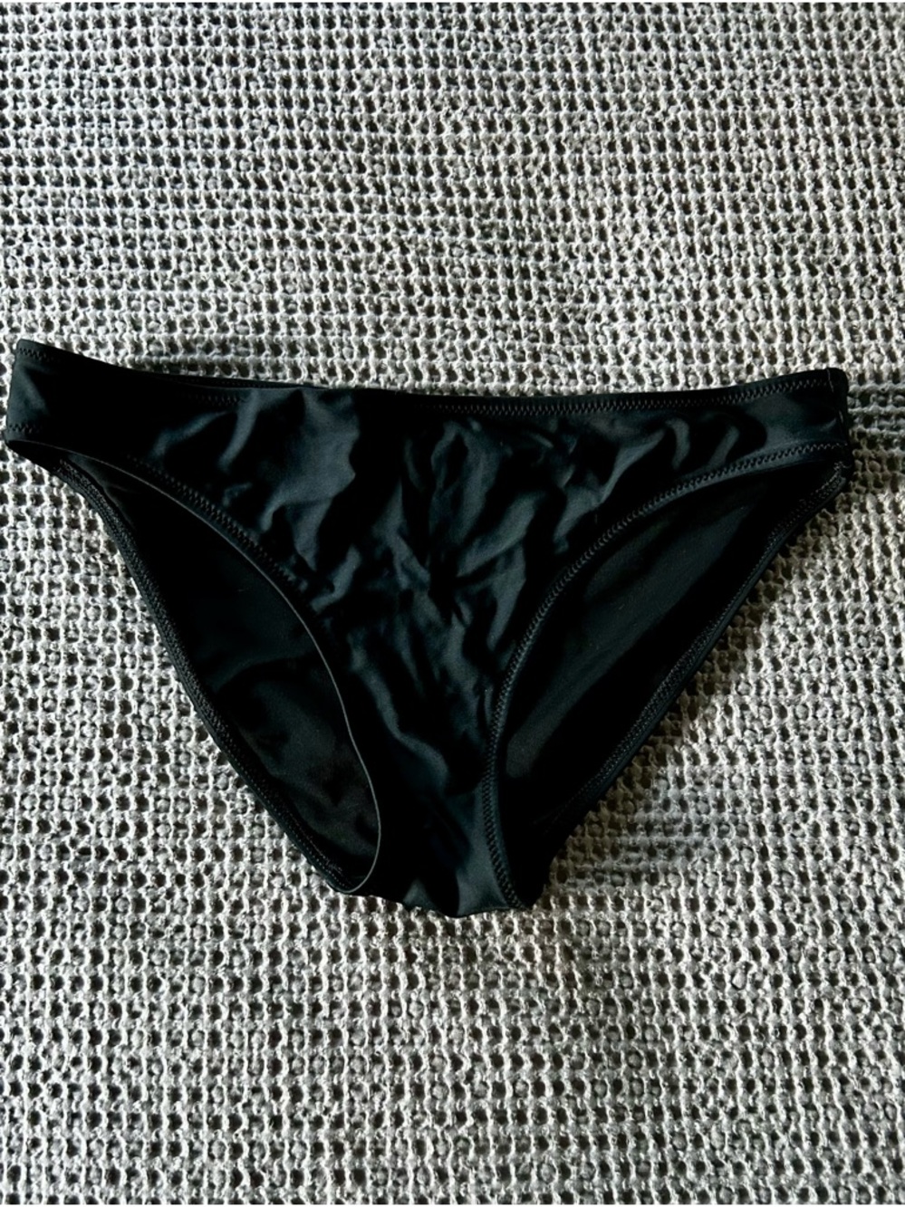 aerie Women's Black Bikini Bottom - Classic Swim Brief